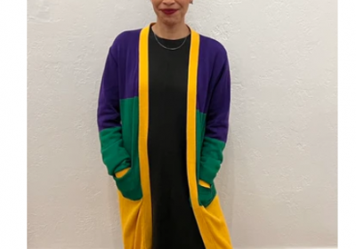 Mardi Gras Cardigan