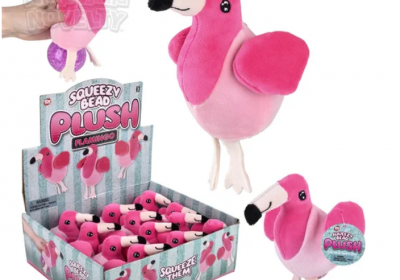 Flamingo Squeezy Bead Plush