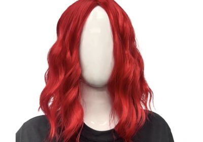 Curled Red Bob Wig