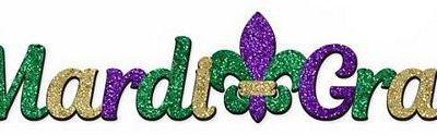 MARDI GRAS Shelf Sitter Sign