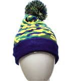 Camo Mardi Gras Knit Hat