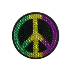 Glitter Sticker - PGG Peace Sign. Piece