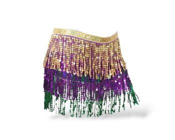 Mardi Gras Sequin String Tutu