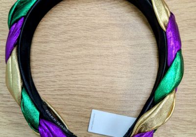 Mardi Gras Braided Headband