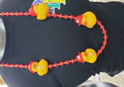 Fireman Rubber Duck Beads