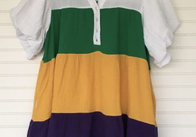 Boho Color Block Dress