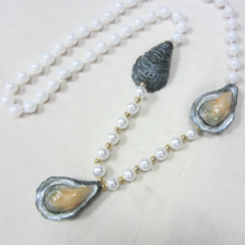 Oyster on Half Shell Trio Bead