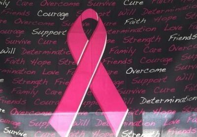 Breast Cancer Pink Ribbon Flag