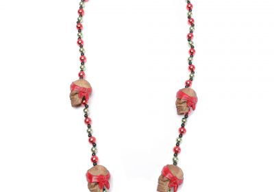 Pirate Skull with Red Bandana Bead