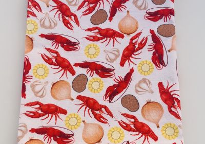 Crawfish Boil Tea Towel