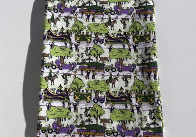 Mardi Gras Floats Tea Towel