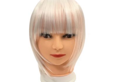 White Bob Wig