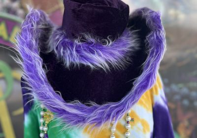 Fuzzy Purple Cowboy Hat
