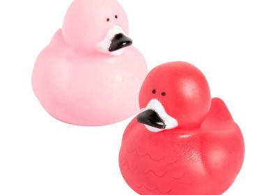 Flamingo Rubber Duckies- Dozen