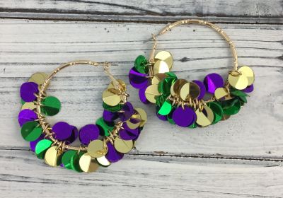 PGG Shell Hoop Earrings