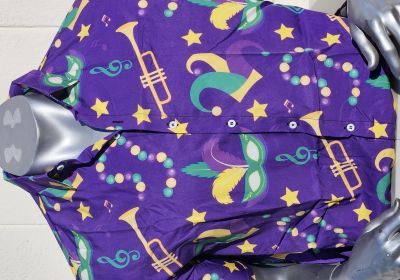 Men's Purple MG Icon Hawaiian Shirt