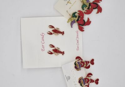 Assorted Crawfish Earrings