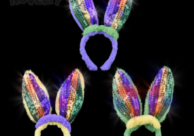 Mardi Gras Bunny Ears