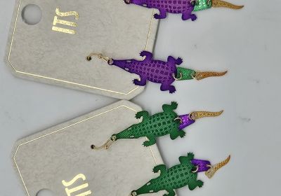 PGG Wiggle Alligator Earrings