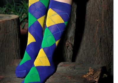 PGG Harlequin Knee Socks