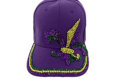 FDL Rhinestone PURPLE Ball Cap