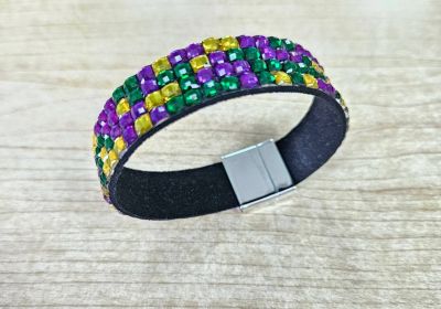 Magnetic Leather Bracelet