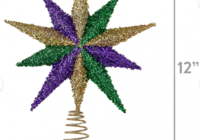 Mardi Gras Tree Topper
