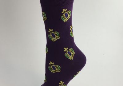 Crown Socks. Purple