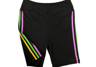 3-Stripe Black Bicycle Shorts