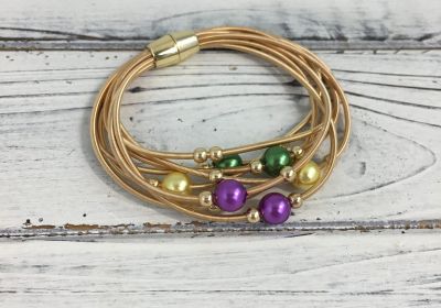 Pearls on Guitar Bands Bracelet