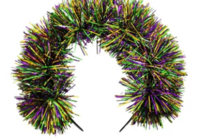 Tinsel PomPom Headband