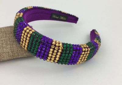 Rhinestone PGG Color Block Headband