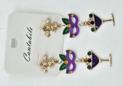 FDL Mask & Cocktail Earrings