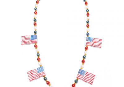 4 Piece USA Flag Bead