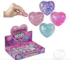 Mini Squeezy Sparkle Hearts