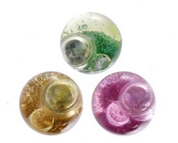 LED Glitter Balls - dozen