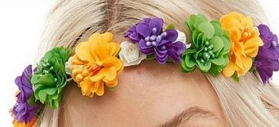 MG Silk Flower Headpiece