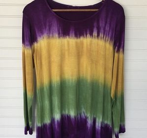 Tie Dye Striped Tunic