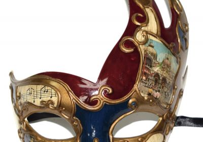 Old World Style Music Note Mask