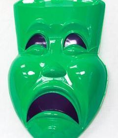 Plastic Comedy Tragedy Face