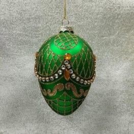 Green Egg Bling Ornament