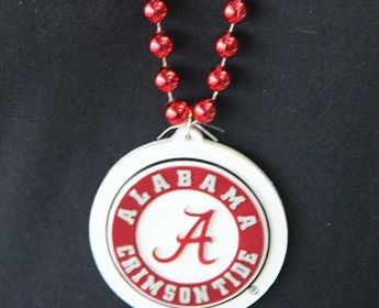 NCAA Alabama Round Logo Bead - Piece