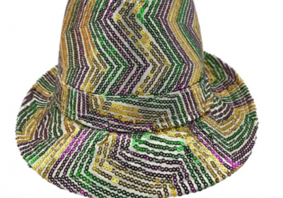 Sequin Fedora - PGG Zig Zags