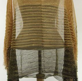 Gold Fade to Black Poncho