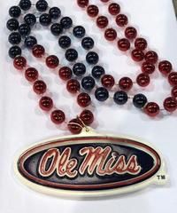 NCAA Ole Miss Bead - Piece