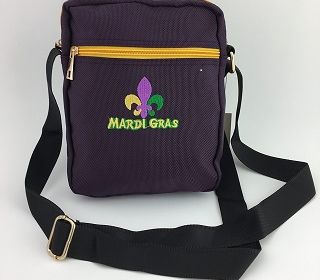 Large Mardi Gras Messenger Bag