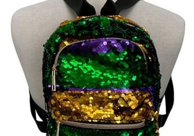 Sequin Stripe Mini Back Pack