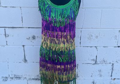 Sequin String Dress