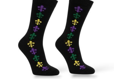 Row of F-D-L  Socks. Black