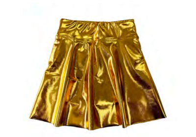 Adult Metallic Skort-Gold